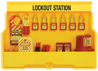 S1850E410 Lockout Station สถานีอุปกรณ์ล็อก พร้อมอุปกรณ์ล็อคงานไฟฟ้า